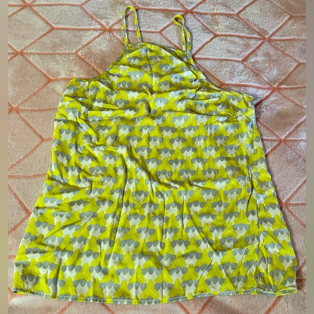 🍌 Banana Republic Milly Collection Silk Sleeveless Tank Top XS 🍌 - Picture 2 of 7